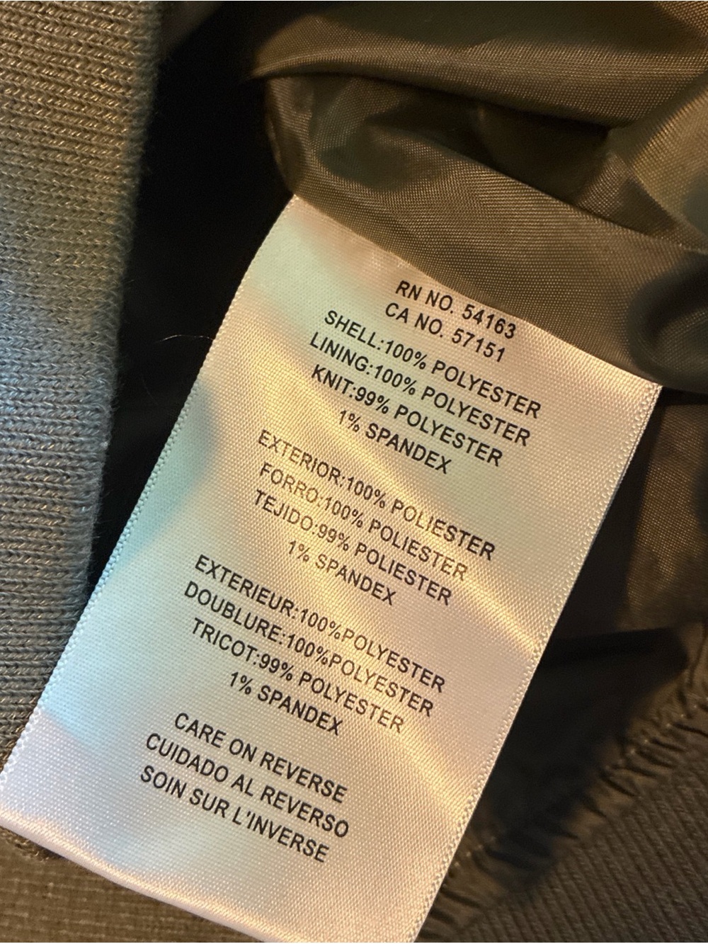 NWOT LEVI'S Lightweight Bomber Utility Jacket Olive Green Size Large - Picture 12 of 16